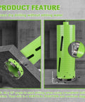 Heavy Duty 4 Inch Dry Core Drill Bit With Full Masonry Setup, showing features for direct dry drilling in concrete.