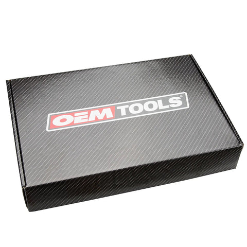 Packaging box for Master 42 Piece Three Eighths Inch Drive Impact Socket Set With Shallow And Deep SAE And Metric Sockets, Pro Grade Auto Repair Kit With Custom Storage Tray And Extension Bar.