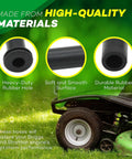 Two Pack Beefy Rubber Vacuum Hose 3 Inch For Tractor And Lawn Mower Vacuum Pumps Durable Replacement Hose Set With One Grommet End And Curved Design Engine Parts shown with heavy-duty rubber and smooth surface details