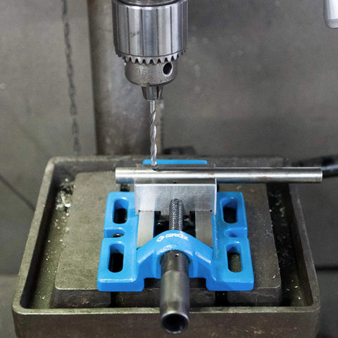 5 Inch Unigrip Drill Press Vise With 4-3/8 Inch Jaw Opening Built Tough For Daily Shop Use Cast Iron Body With Precision Ground Base