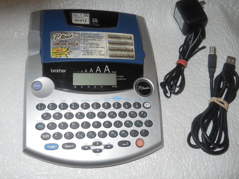 PTouch 2300 Labeling System No Fuss Stand Alone Label Maker With PC Compatibility and 10 Character 2 Line LCD display