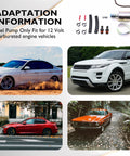 Compilation of images featuring cars with Inline 12 Volt Electric Fuel Pump For Carbureted Engines Low Pressure 5 to 9 PSI