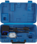 Pro Grade Magnetic Base And Dial Indicator Combo Set For Precision Machining And Woodworking in blue case