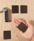 Self-Adhesive Door Corner Seals Weather Stripping Draft Stopper Foam Frame Seal Kit For Weatherproofing And Noise Reduction Traditional Dark Brown 20 Pieces Easy Install