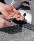 Valve Core Torque Tool For Easy Removal And Installation Protect TPMS From Damage And Leaks Quick Precise Tightening in use