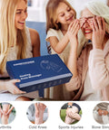 Family enjoying Cordless Knee Massager for Pain Relief With Four Motors, Five Heat Levels, Rapid Five Second Heat, gift for mom