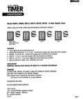 Instruction manual for 60 Minute In Wall Countdown Timer With Auto Shut Off Energy Efficient Wall Mounted Digital Timer For Lights Fans And Heaters