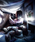 Child in indoor fort making shadow puppets with Ultra Bright Camping Lantern With 500 Lumens Battery Powered Light That Slaps Waterproof Portable And Lightweight For Camping Power Outages Hurricanes Emergency Prep And Outdoor Adventures on chair.