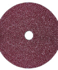Cubitron II Fiber Disc 36 Plus Grade Coated Ceramic Brown For Heavy Duty Metal Grinding 4 1/2 Inch By 7/8 Inch with textured surface