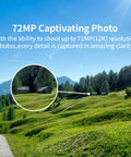 Landscape view showcasing 72MP photo capability of Motorcycle 360 Camera For Rides Dope 5.7K Video 72MP Photos Ultra Stable Footage.