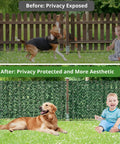 Faux Ivy Privacy Fence Screen 138 By 39 Inches With Realistic Artificial Ivy Leaves And Green Leaf Hedge Panels for Outdoor Privacy