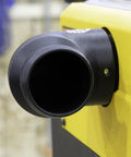 Side view of 2-1/2 Inch Elbow Dust Hose Adapter For Popular Thickness Planers DW735 DW735X Fits Factory Mount 2-1/2 Inch Hose