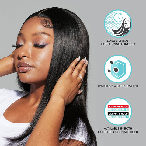 Lace Bond Adhesive Spray With Ultimate Hold For Lace Frontals Sweat Proof And Water Resistant Quick Drying With Efficient Nozzle