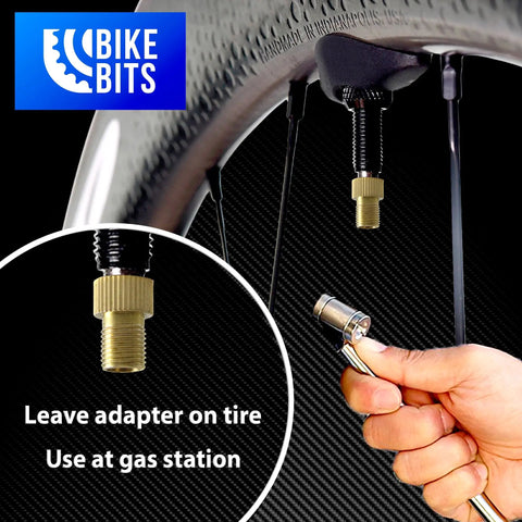 Brass Presta To Schrader Valve Adapters 4 Pack For Bikes Convert Presta To Schrader And Inflate With Standard Pump Or Air Compressor Durable Rust Resistant Bicycle Valve Adapters