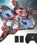 Foam Remote Control Plane For Kids And Beginners Noob Friendly With LED Lights Altitude Hold 360 Degree Flips Side Propeller Guards