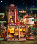 3D Puzzle For Adults Dope Dream Factory Gift Kit Luminous Wooden Model DIY Dollhouse Scene with music lights and elves