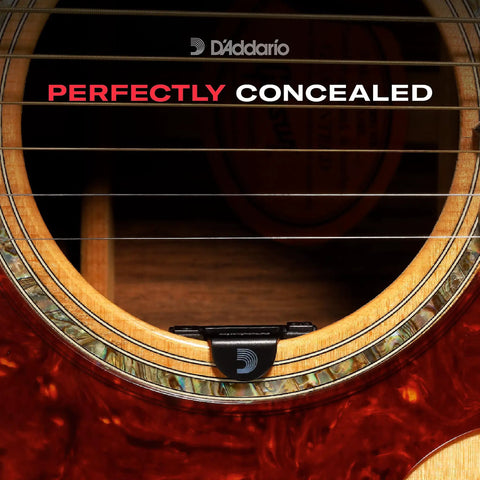 Soundhole Clip On Tuner For Acoustic Guitars And Ukuleles Non Marring Quick And Accurate Tuning With Piezo Sensor Fits Inside