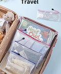 Must Have 18 Pack Mesh Pouches In 8 Sizes And Nine Colors Waterproof Zipper Bags for travel essentials in a suitcase