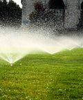 Two Pack Metal Lawn Sprinklers With Adjustable Brass Nozzles And Spike Bases Deliver 360 Degree Coverage For Big Yards Patios And Gardens Durable Brass Construction For Outdoor Use Rust Resistant Easy Setup Auto Irrigation