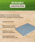 Heavy Duty 3x5 Foot Drag Mat For ATV UTV And Lawn Tractor Leveling Field Surface With Zinc And Steel Mesh Built Tough