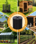 Beefed Up Heavy Duty 19 Gauge Hardware Cloth 48 Inch By 100 Foot Predator Proof Chicken Wire Fence Half Inch Openings Welded Wire Mesh in garden and coop use examples