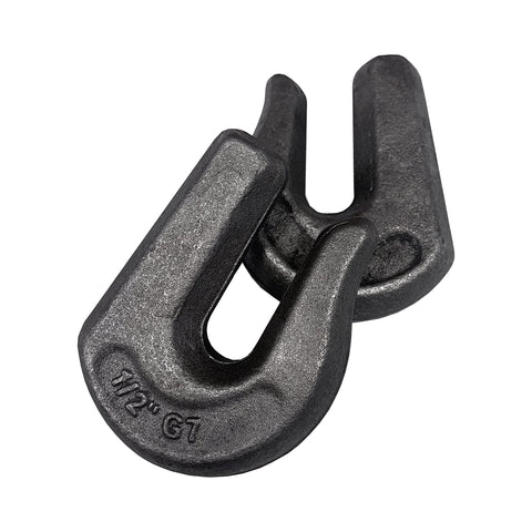 Heavy Duty 1/2 Inch Weld On Clevis Grab Hooks 2 Pack Grade 70 Rigging Hook Set For Trailer Truck Flatbed Tractor Loader And Tie Down With 11300 Lb Working Load Limit And Ultimate Load Four Times WLL