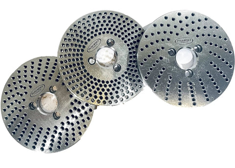 Steel dividing plates from 3 Slot 6 Inch Rotary Table With Double Bolt Tailstock And Steel Dividing Plates Set for milling machines.