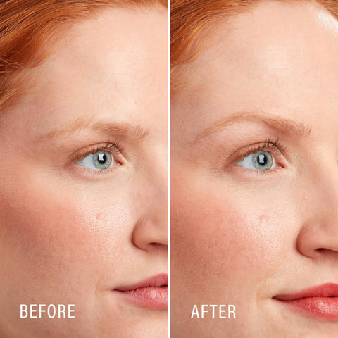 Before and after using Hydro Silk Touch Up Dermaplane Razor With Precision Cover For Face And Brows 9ct Dermaplaning Tool