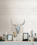 Shiplap Peel And Stick Wallpaper White And Off White Removable Easy DIY Wall Decor For Rentals And Home Refresh No Residue Easy