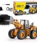 Alloy Loader Truck Toy For Kids Kid Friendly Durable Safe One To Forty Scale Diecast Bulldozer With Movable Multiarticular Boom
