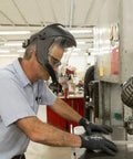 Worker using Cut Resistant Work Gloves With Ultra Dexterity And All-Day Comfort, ZONZ Knit For Flexible Movement, Intercept Technology