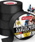 High Temperature Wire Harness Tape Three Quarter Inch By Fifty Foot Five Pack with self adhesive felt cloth for automotive use