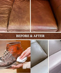 All Leather Cleaner 8 Oz For Cars Home And Gear Deep Clean Formula For Auto Interiors Leather Seats Shoes Boots Handbags Jackets Furniture And Saddles before and after leather couch and boot cleaning