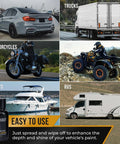 9H PRO Ceramic Coating Kit For Cars, Glass, Plastic And Wheels shown for various vehicles including car and boat