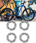 Image of a bicycle with Four Pack 25Mm Ball Bearing Cages For Bicycle Crank Bearings And Rear Wheel Retainers With Seven Balls