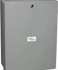 Evaporative Cooling Thermostat And Control Box With Dual Fan Speeds, featuring weather resistant plastic case and relay panel.