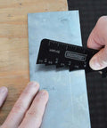 Marking And Measuring Scribe Tool With 10 Depth Presets From 1/8 Inch To 1 Inch For Metal Wood And Plastic, One Hand Use in action