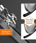 Heavy Duty Screen Roller Tool Kit For Window And Door Screens Stainless steel reinforced flat and grooved wheel system