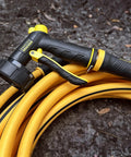 Heavy Duty Pro Grade Garden Hose With PolyFusion Technology 100 Foot Length Five Eighth Inch Yellow Kink Resistant 500 PSI