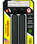 Packaging of Chunky Silicone MTB Grips for Maximum Comfort and Grippy Control on Mountain Biking and E Bike Rides, black color.