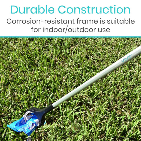 32 Inch Reacher Grabber Tool 2 Pack, Long Reach Trash Picker Upper With Rotating Head And Heavy Duty Grip, Garden Nabber For Litter, Seniors, Disabled, Handicap Arm, Easy Reach Behind Furniture
