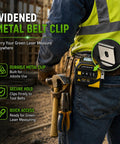 4 In 1 Digital Green Laser Tape Measure With 16 Foot Tape And 328 Foot Distance Meter For Indoor Outdoor Jobsites A Handy Laser Measuring Tool For Builders DIY Pros Who Need Quick Accurate Measurements, metal belt clip