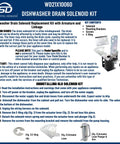 Go-To Dishwasher Drain Solenoid Replacement Kit With Armature And Linkage Model Specific Includes Mounting Brackets