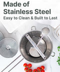 Ergonomic Hand Crank Food Mill With 3 Stainless Steel Discs For Tomato Sauce Applesauce Baby Food Mashed Potatoes Puree