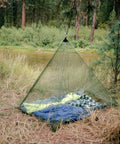No See Um Mosquito Netting Large for Sleeping Bags and Cots, Durable Polyethylene Shelter That Blocks Tiny Mosquitoes in forest