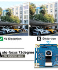Comparison of car images showing no distortion with 8MP USB Camera With Autofocus For PC, Raspberry Pi And Laptop, IMX179 sensor.