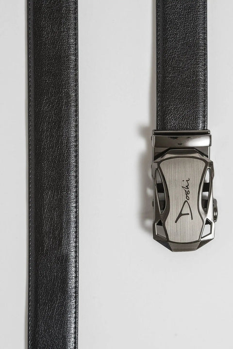 Dope Vegan Leather Belt With Automatic Adjustable Buckle, PETA Approved Microfiber Strap In Black Or Blue, Built To Last For Daily Wear, No Leather, High Quality Construction