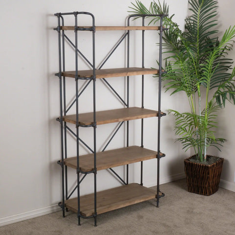 Five Tier Wall Corner Storage Shelf Perfect For Bedroom And Kitchen Space Saving Bookshelf And Display Unit Go-To Pantry Organizer