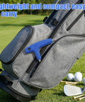 2 In 1 Golf Driver Adjustment Tool With T20 T25 Dual Heads stainless steel wrench in golf bag with blue handle on grass
