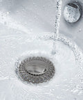 Disposable Vanity Sink Drain Savers Hair Catchers For Clog Prevention No Fuss No Mess 3.7 Inch Wide in bathroom sink